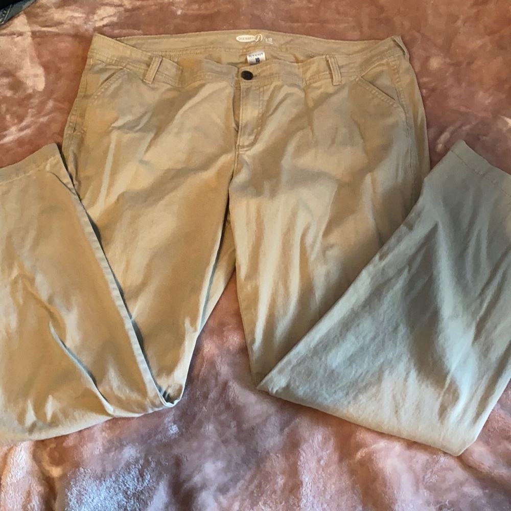 Old navy beige pants size 18